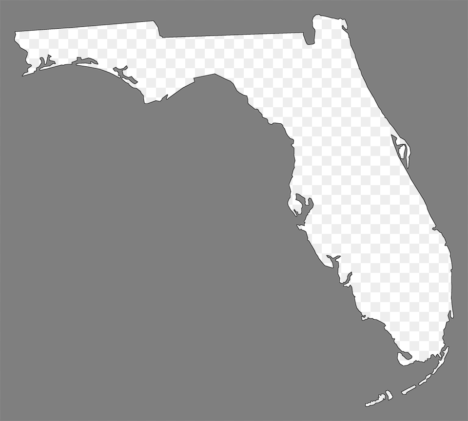 Florida Quotplain Framequot Style Cut Out Of Florida, Firearm, Gun, Handgun, Weapon Png