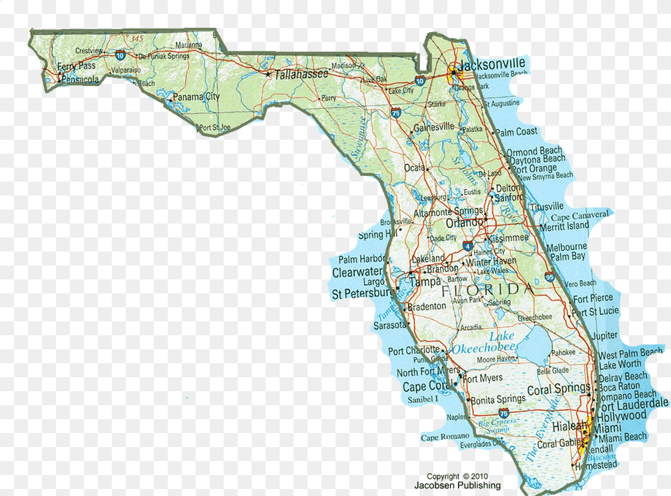 Florida State, Chart, Map, Plot, Atlas Free Png