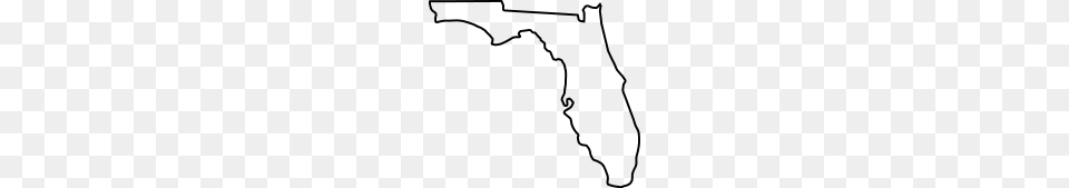 Florida State Map Outline Best Images Of Printable Map, Gray Free Transparent Png