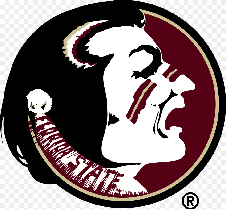 Florida State Seminoles, Stencil, Person, Face, Head Free Png Download