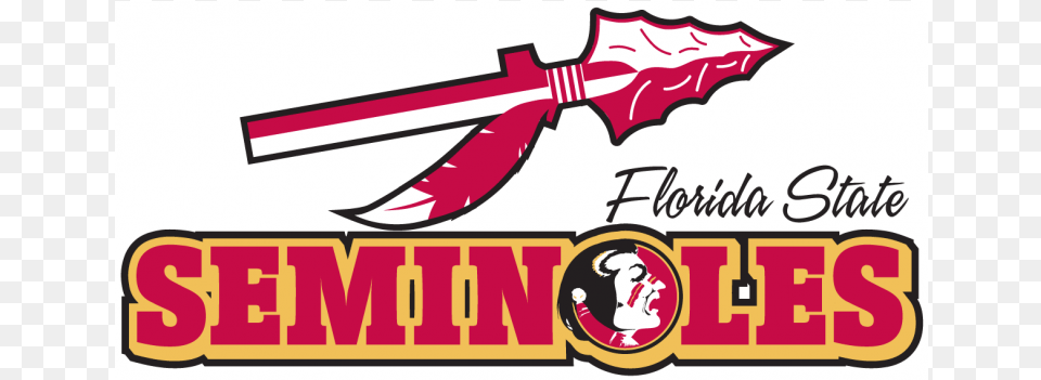 Florida State Seminoles Iron Ons Florida State Seminoles, Spear, Weapon, Sword Free Transparent Png