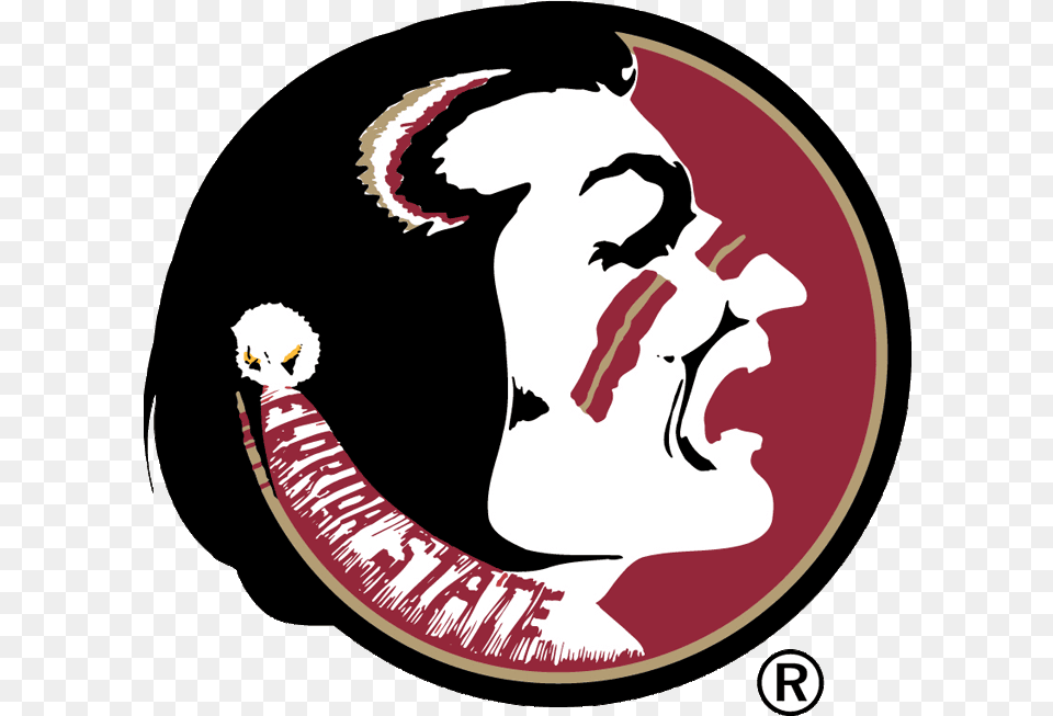 Florida State Seminoles Primary Logo Ncaa Division I Dh Florida State Seminoles, Photography, Person, Stencil, Face Png Image