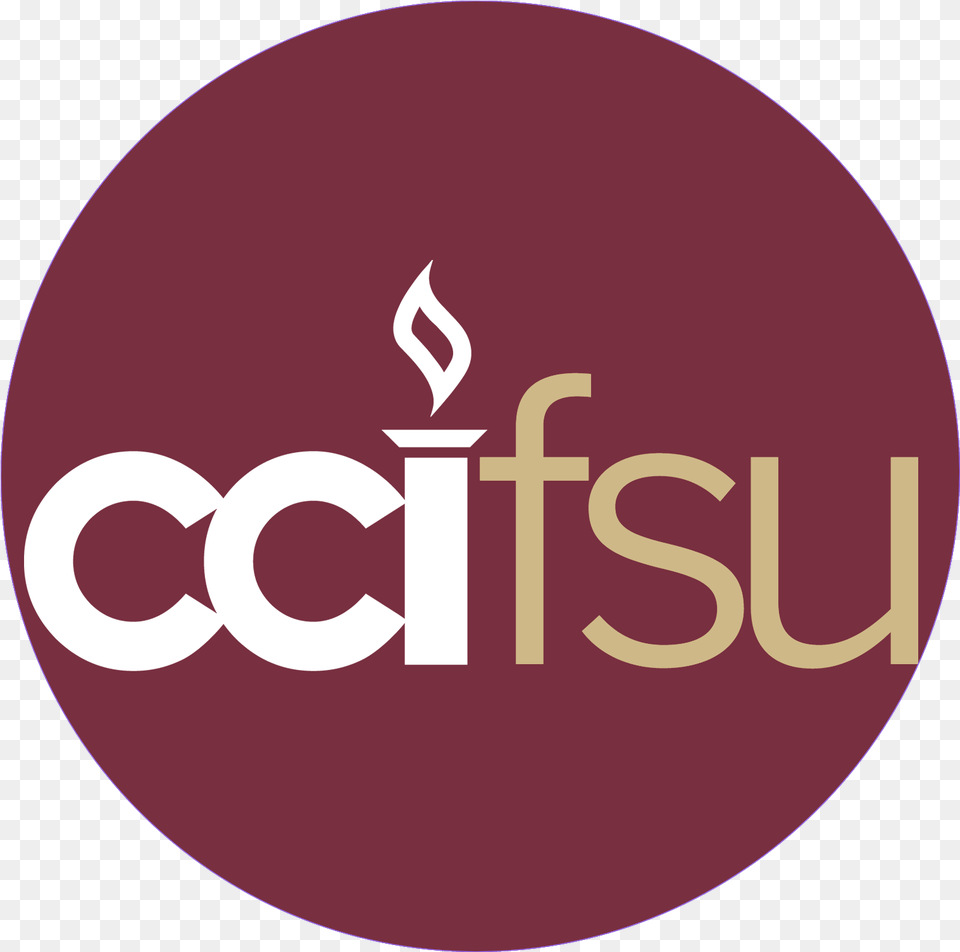 Florida State University College Vertical, Logo, Light, Disk, Maroon Free Transparent Png