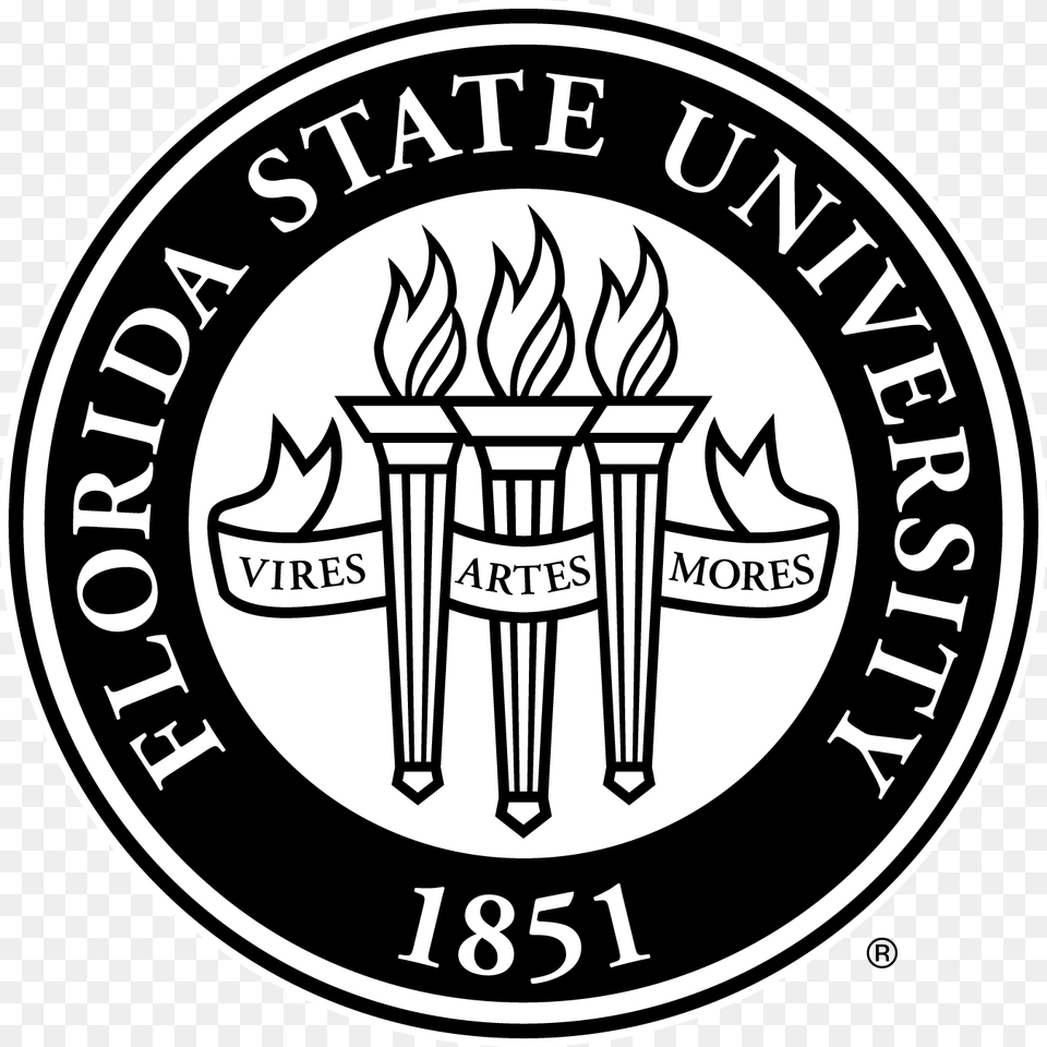 Florida State University Seal Fsu School Of Dance Logo, Emblem, Symbol, Light Png