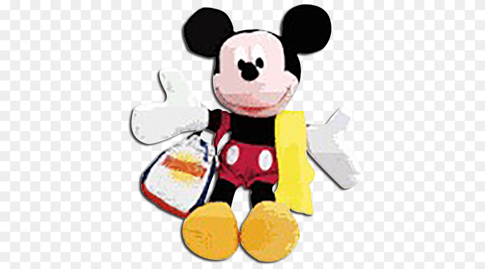 Florida Tourist Mickey Mouse Plush Doll Beach Ready, Toy, Nature, Outdoors, Snow Png