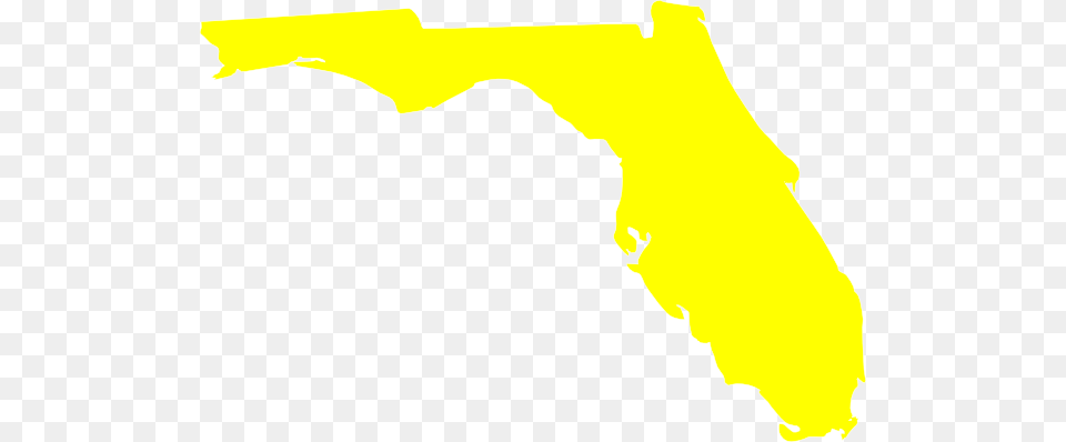 Florida Yellow Clip Art, Chart, Plot, Map Png Image