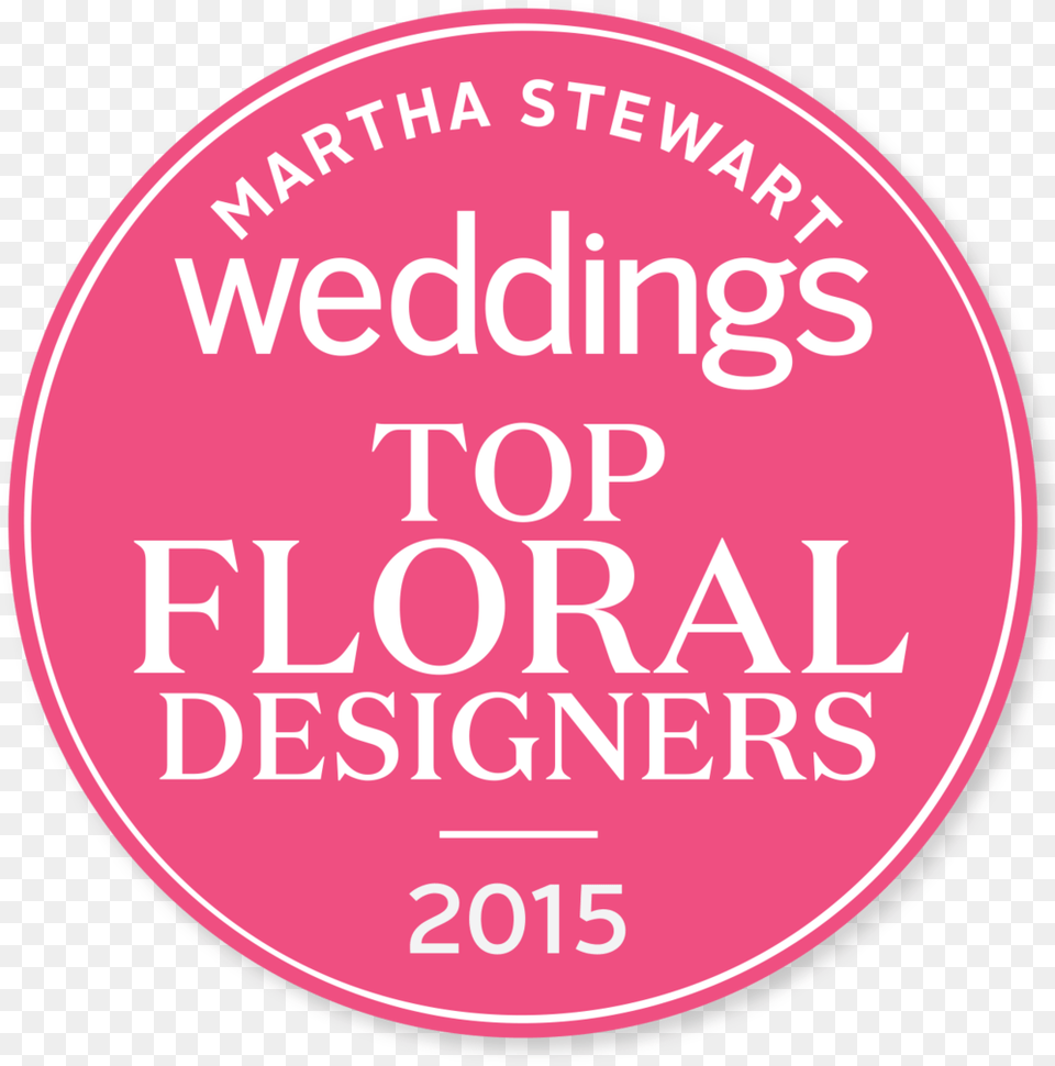 Florists Martha Stewart Weddings Fall 2009, Disk, Symbol, Text Free Transparent Png