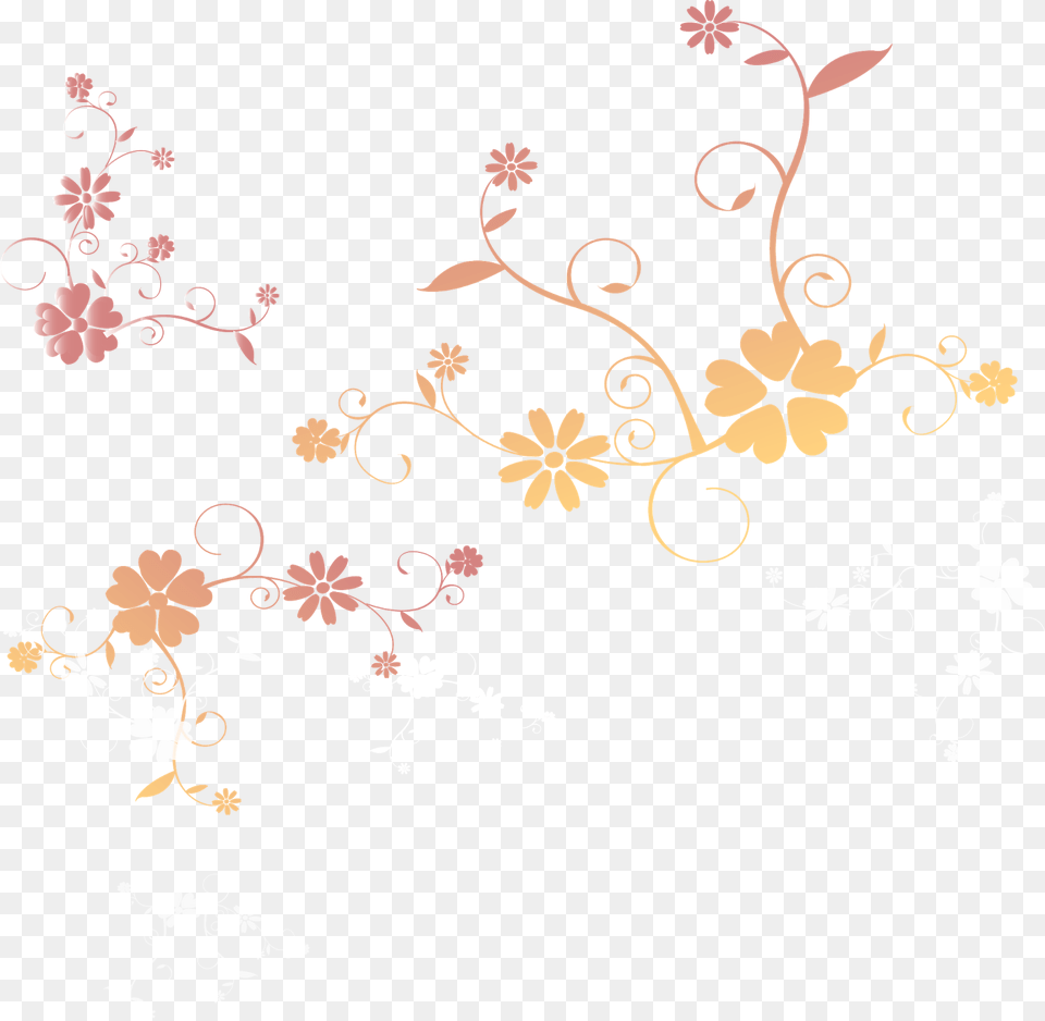 Florzinhas Com Fundo Transparente, Art, Floral Design, Graphics, Pattern Free Png Download