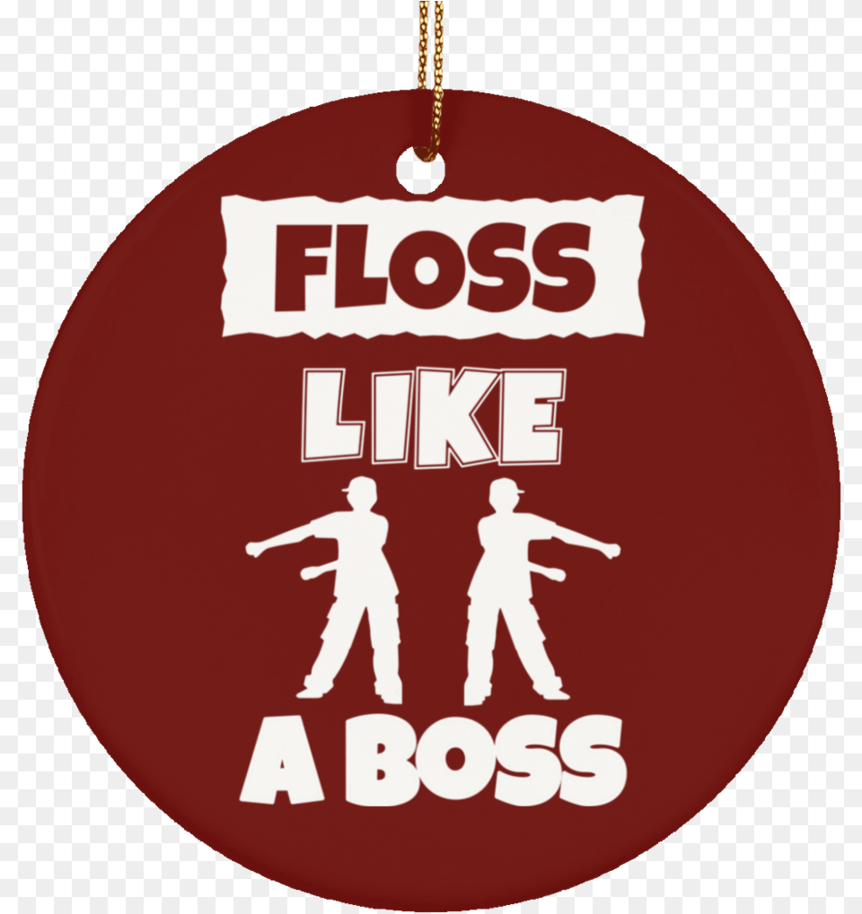 Floss Like A Boss Christmas Tree Ornaments Flossing Graphic Design, Accessories, Adult, Male, Man Free Png Download