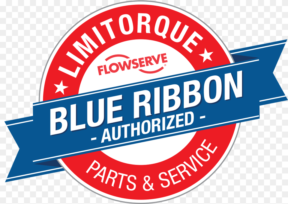 Flotech A New Flowserve Limitorque Blue Ribbon Service Blue Ribbon Certified Limitorque, Logo, Badge, Symbol Png Image