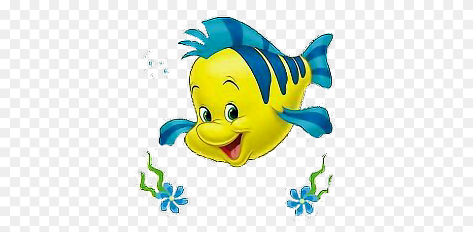 Flounder Disney Carton, Animal, Sea Life, Baby, Person Png