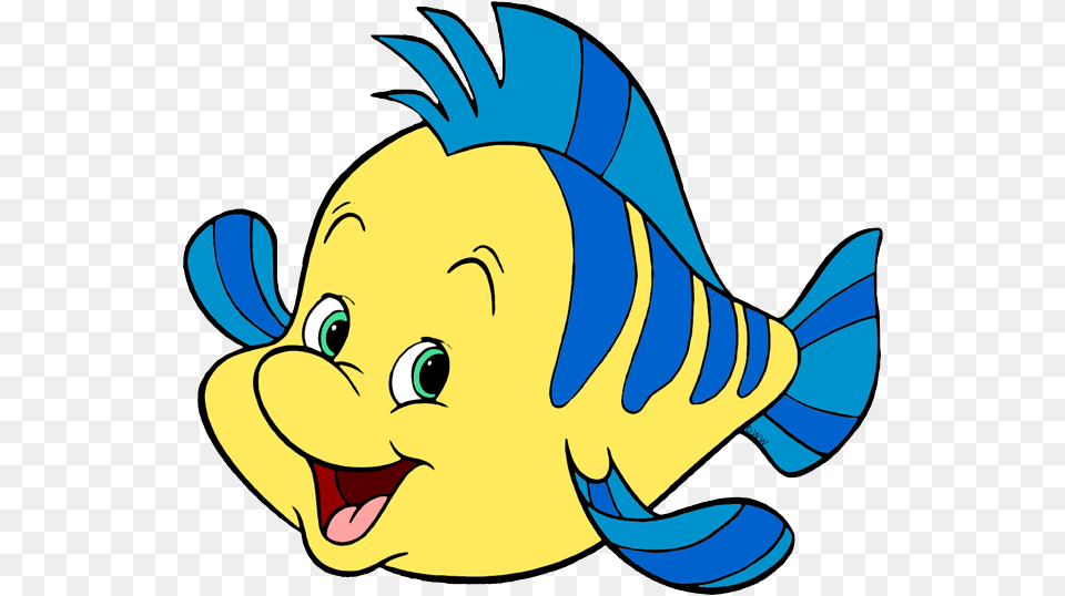 Flounder Little Mermaid Clipart, Baby, Person, Animal, Sea Life Png