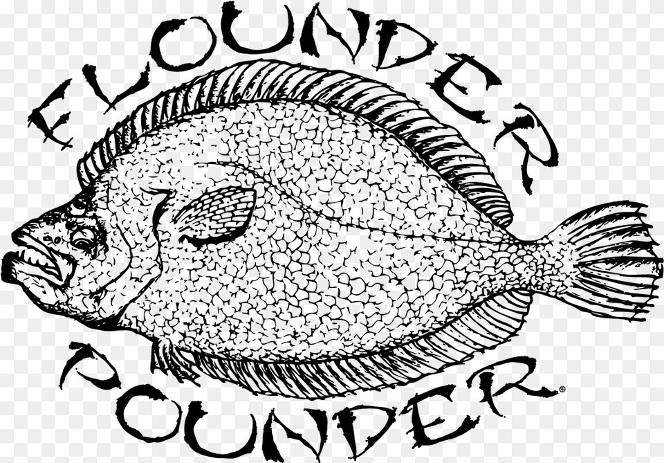 Flounder Pounder Hd Flounder Pounder, Gray Free Png Download