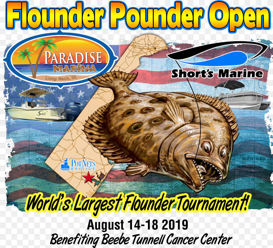 Flounder Pounder Open Paradise Grill Flounder Pounder 2019 Free Transparent Png