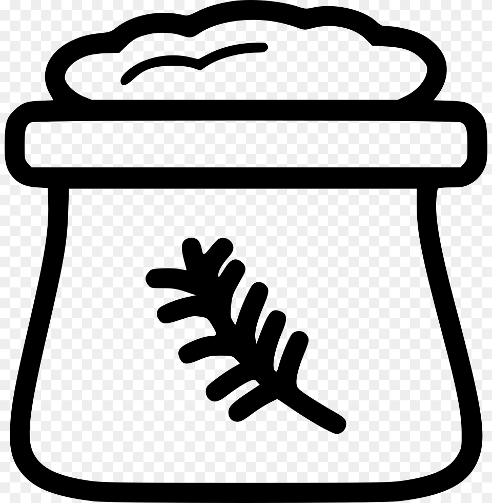 Flour Bag Flour Bag Flour Icon, Jar, Stencil, Clothing, Glove Free Png Download