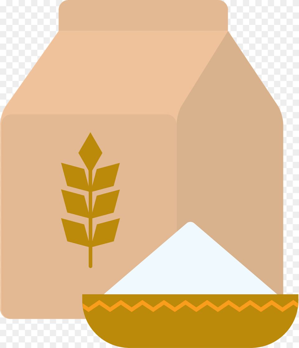 Flour Clipart, Box, Cardboard, Carton, Package Png Image