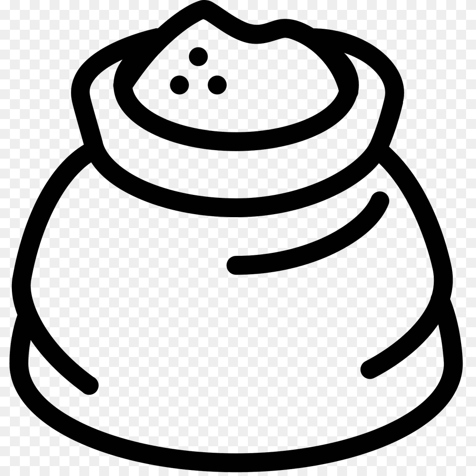 Flour Icon, Gray Free Png Download