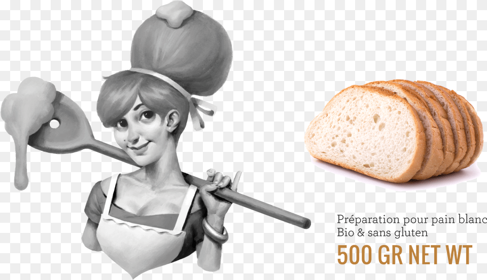 Flour Mix For White Bread, Cutlery, Food, Baby, Person Free Png