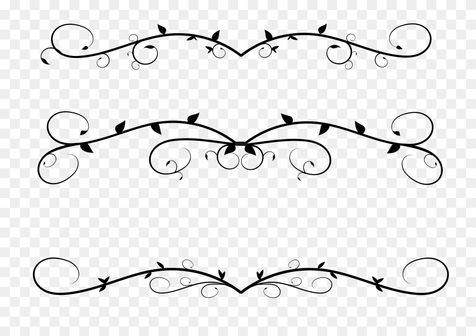 Flourish Banners Clipart, Art, Floral Design, Graphics, Pattern Free Png Download