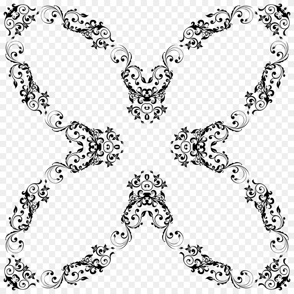 Flourish Circle Extended 12 Clipart, Art, Floral Design, Graphics, Pattern Png