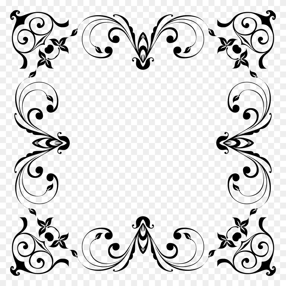 Flourish Circle Extended 15 Clipart, Art, Floral Design, Graphics, Green Free Png Download