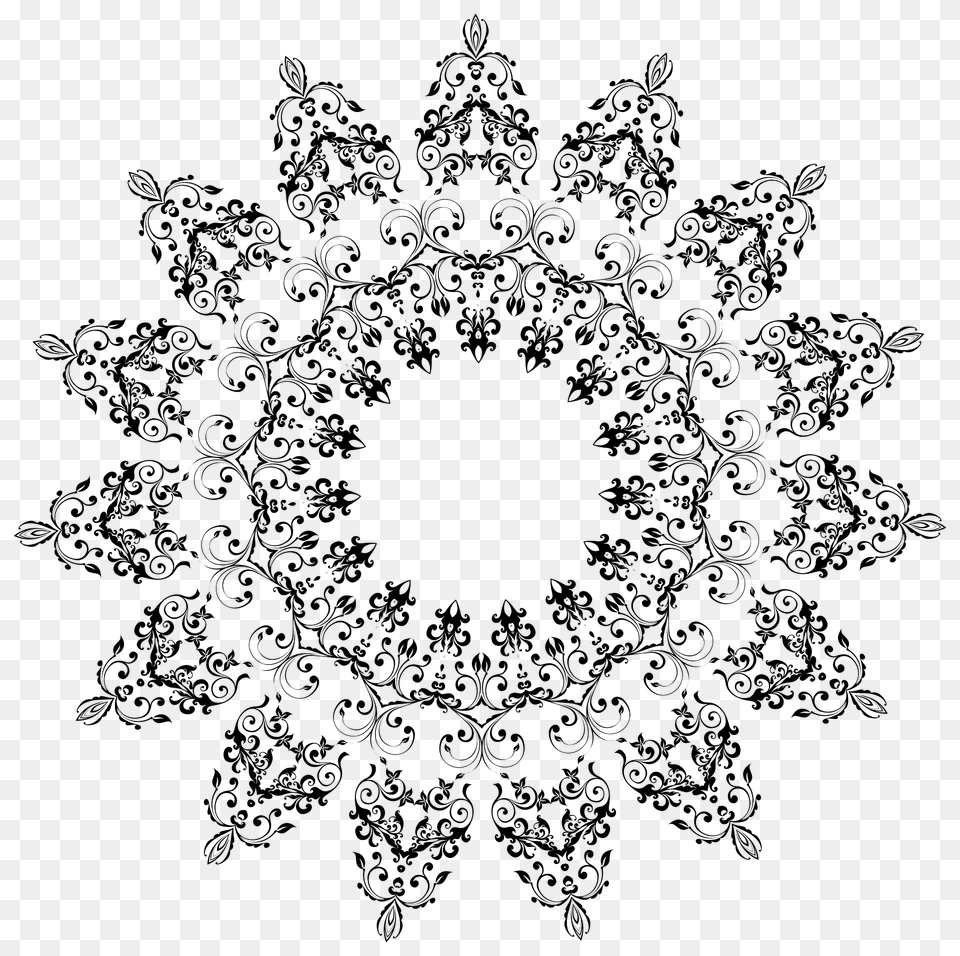 Flourish Circle Extended 2 Clipart, Art, Floral Design, Graphics, Pattern Free Png