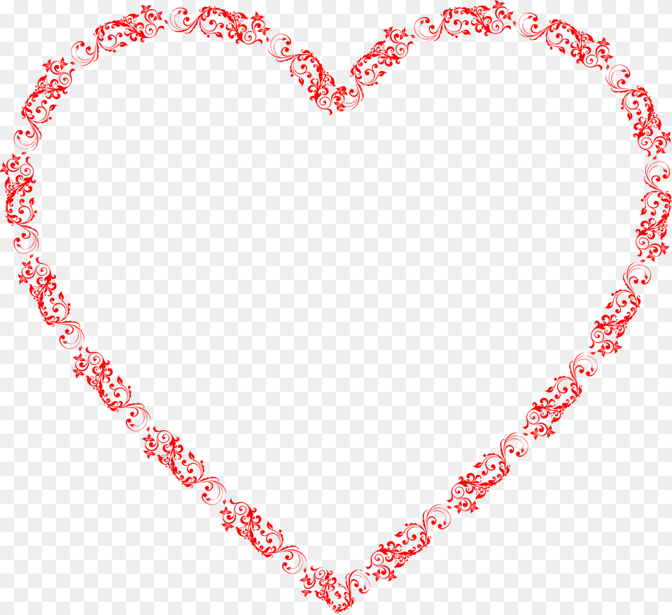 Flourish Clipart, Heart, Accessories, Jewelry, Necklace Png Image