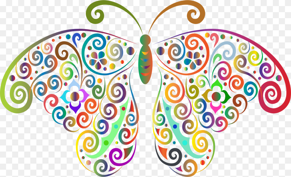 Flourish Clipart Butterfly, Art, Floral Design, Graphics, Pattern Png Image