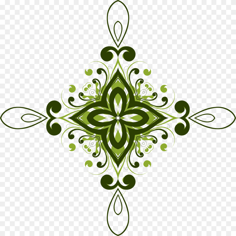 Flourish Flower Design 5 Icons And Icons, Art, Floral Design, Graphics, Green Free Transparent Png
