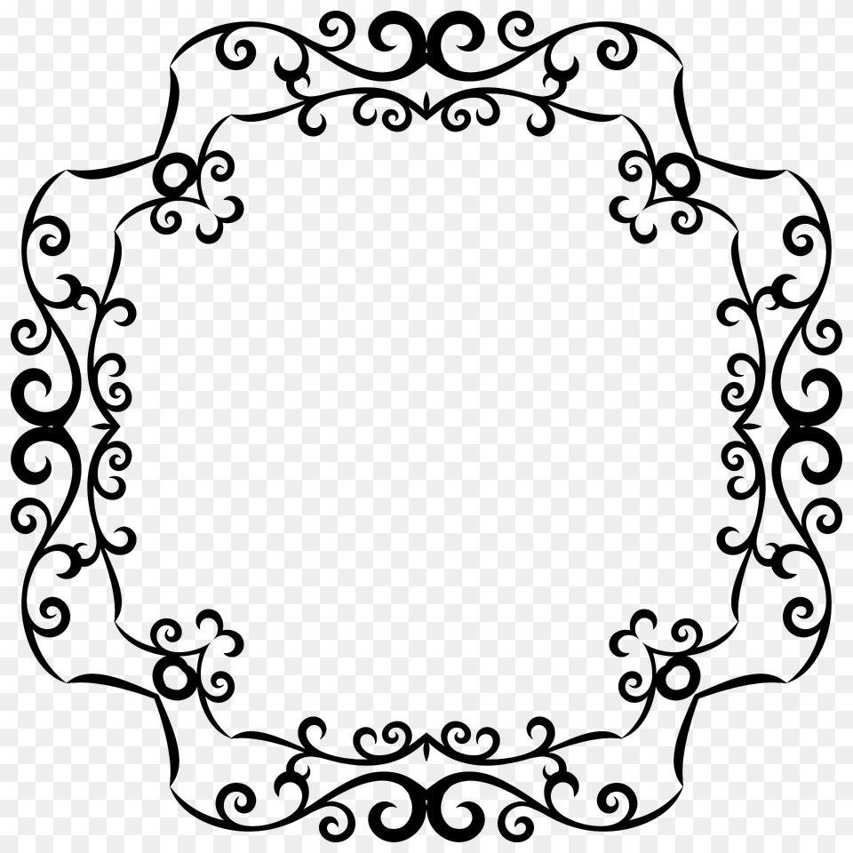 Flourish Frame Clipart, Art, Floral Design, Graphics, Pattern Png Image