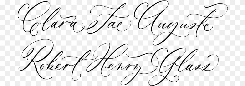 Flourish Handwriting, Gray Free Transparent Png