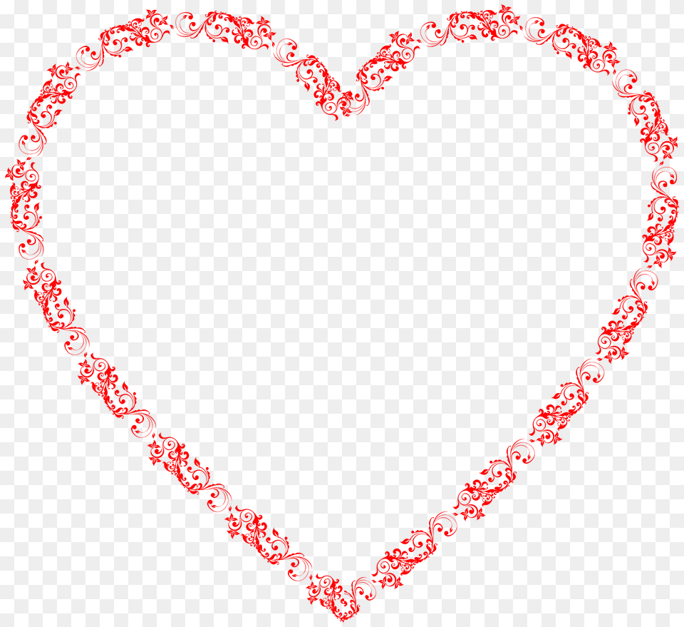 Flourish Heart Clipart, Accessories, Jewelry, Necklace, Home Decor Free Png