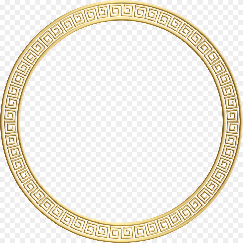 Flourish Ornament Silhouette Frame Gold No Bg Circle, Alcohol, Beverage, Liquor, Gin Free Png Download