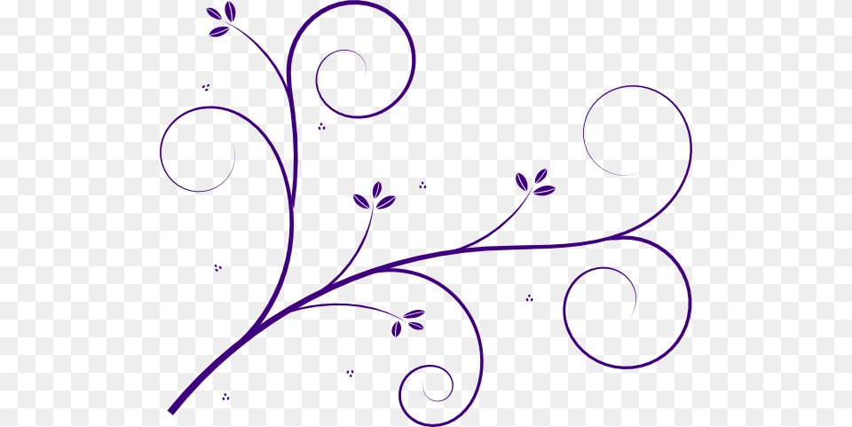 Flourish Purple Clip Arts For Web, Art, Floral Design, Graphics, Pattern Free Png Download