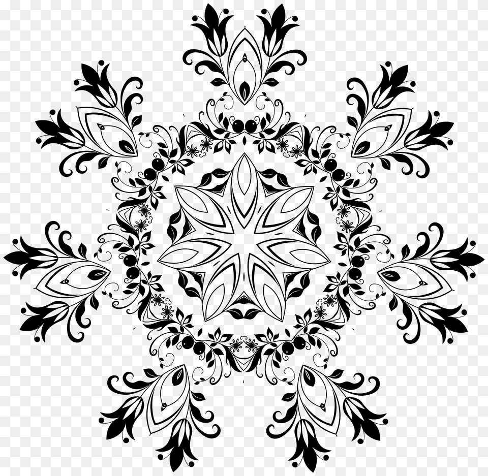 Flourishing Floral Design 6 Clipart, Art, Floral Design, Graphics, Pattern Png Image