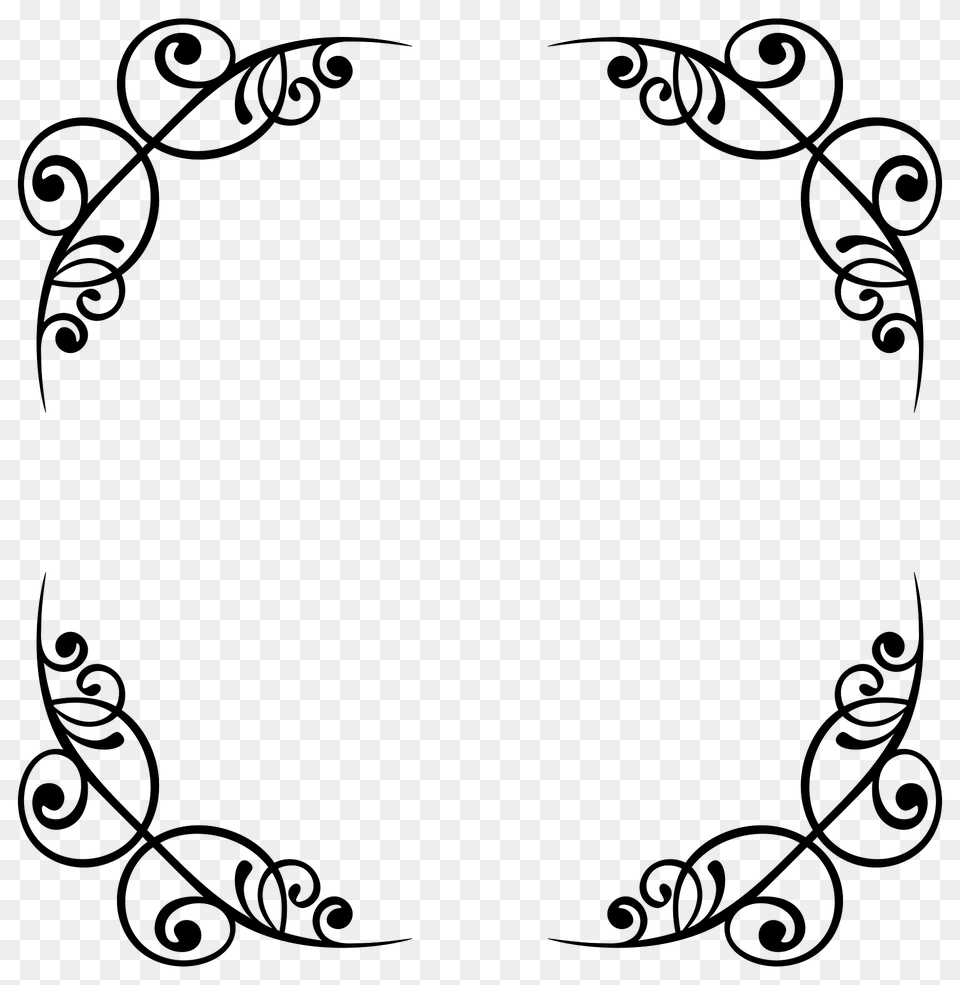 Flourishy Frame Clipart, Art, Floral Design, Graphics, Pattern Free Png