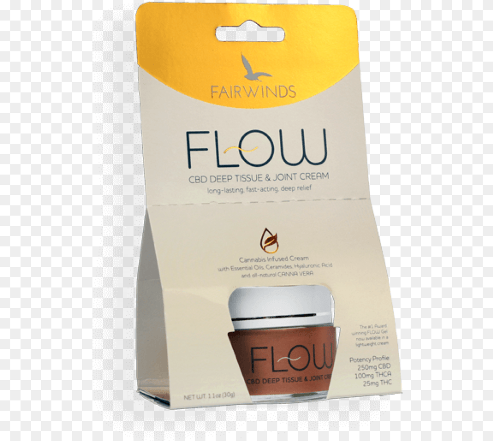 Flow Cbd And Thc Topical Cream 30g 1000 X Face Powder, Cup, Cosmetics, Bottle, Shaker Free Png Download