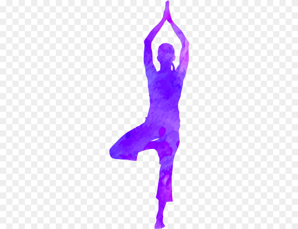 Flow Hatha Yoga Logo, Dancing, Leisure Activities, Person, Purple Free Png