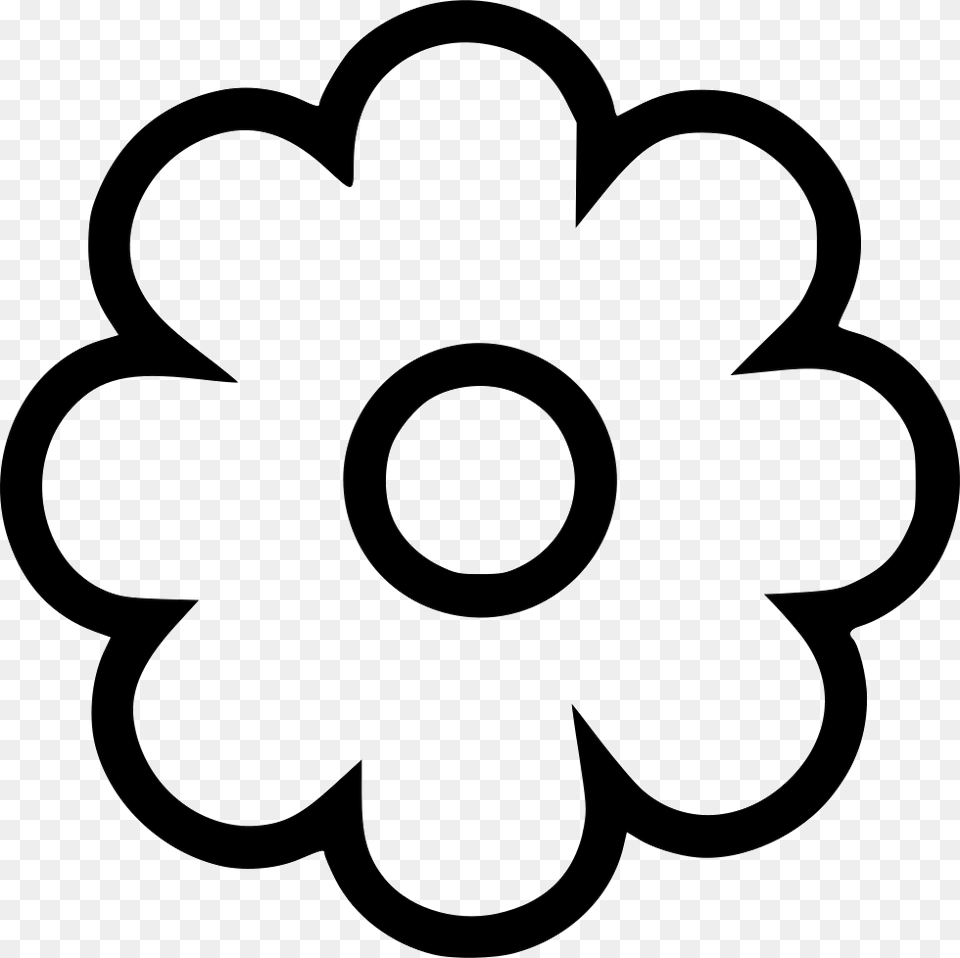 Flower, Daisy, Plant, Stencil, Ammunition Free Png Download