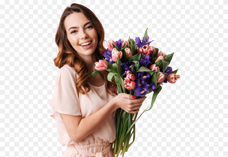 Flower, Flower Bouquet, Plant, Flower Arrangement, Person Png
