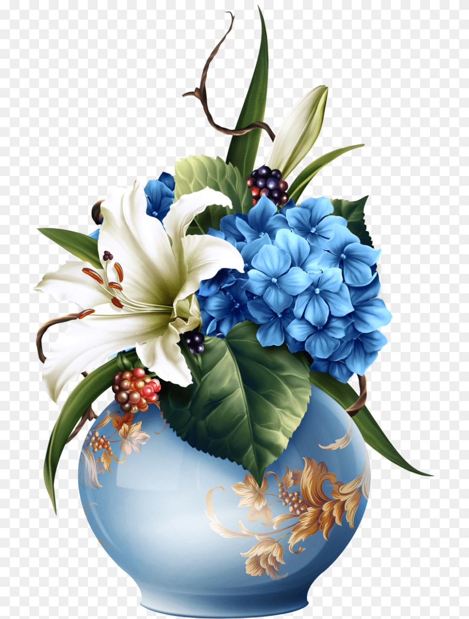 Flower, Flower Arrangement, Flower Bouquet, Plant, Pottery Png Image