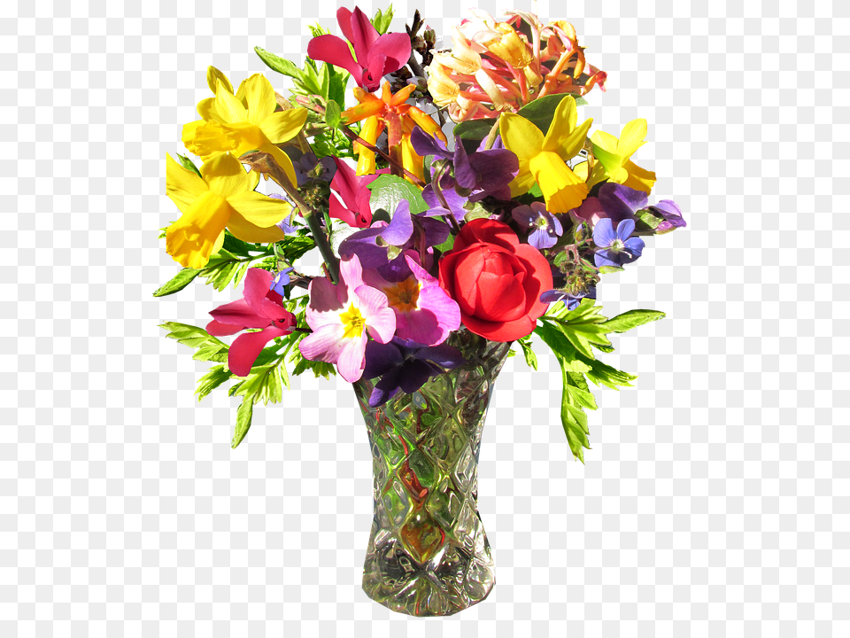 Flower Flower Arrangement, Flower Bouquet, Plant, Jar Free Transparent Png
