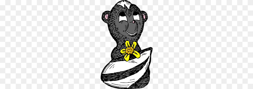 Flower Animal, Ape, Mammal, Wildlife Free Transparent Png