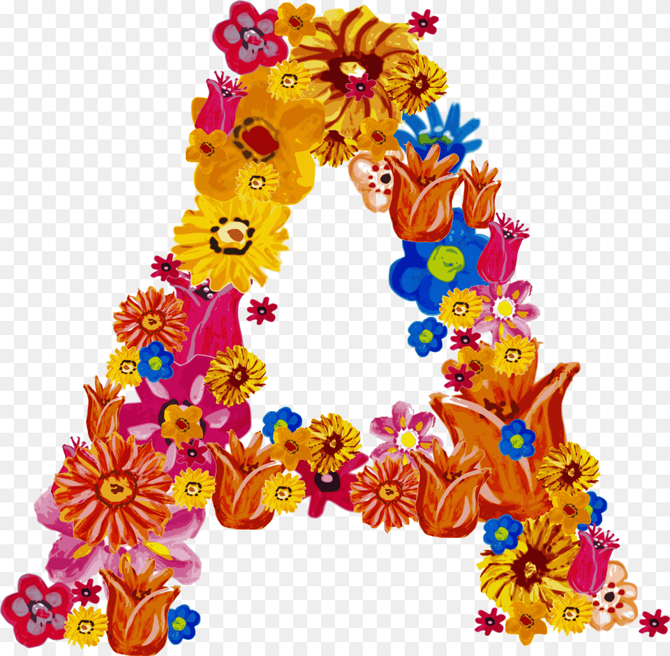 Flower Alphabet Floral Fonts Download, Flower Arrangement, Plant, Accessories, Art Free Transparent Png