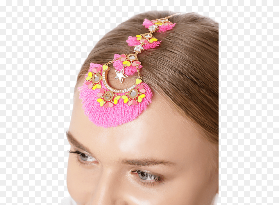 Flower Amp Faith Maang Tika Flower Amp Faith Maang Tika Flower, Accessories, Adult, Female, Person Free Transparent Png