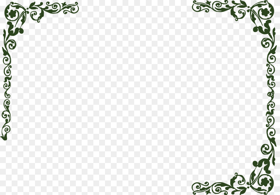 Flower Art Designer Square Symmetry Image With Floral Border Vector, Floral Design, Graphics, Pattern Free Transparent Png