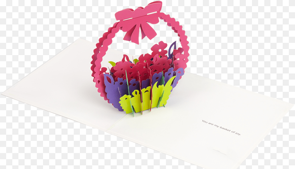 Flower Basket Pop Up Card Origami, Paper, Art Png Image