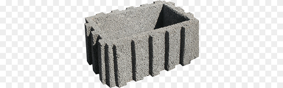 Flower Bed Rectangle Concrete, Brick, Construction Free Png Download