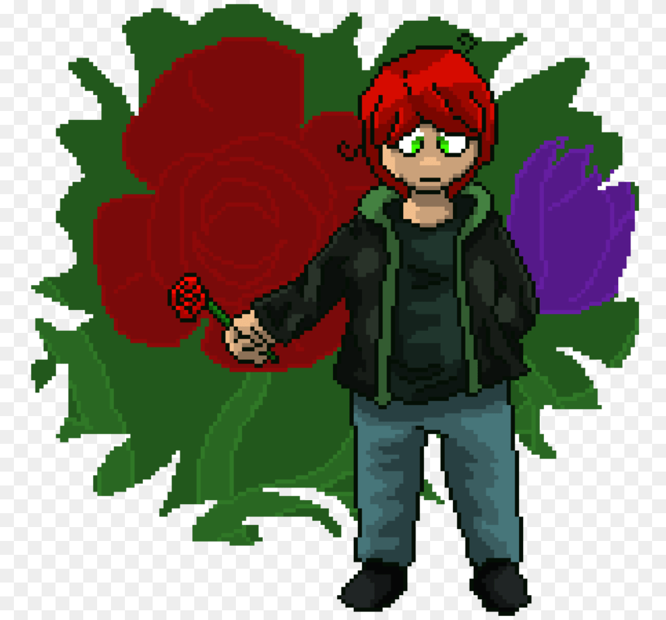 Flower Boi, Rose, Baby, Plant, Person Png Image
