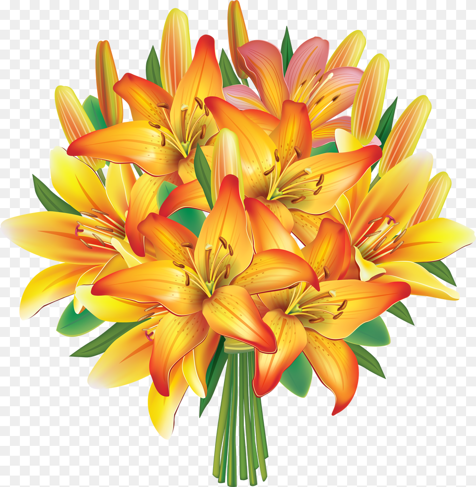 Flower Boquet Jpg Stock Files Cartoon Bunch Of Flowers Free Png